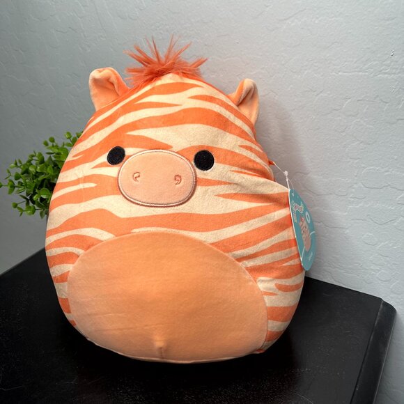 Squishmallow NWT "JOSUE" The Zebra 11" - Picture 1 of 6